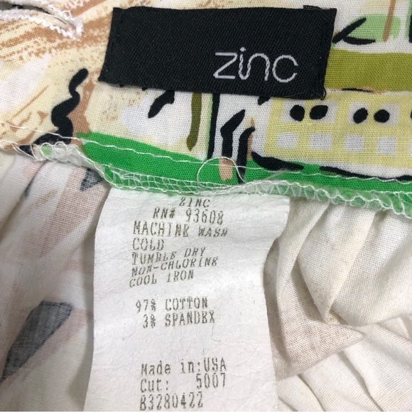 Zinc City Scape Lightweight Skirt 1 - Picture 4 of 5